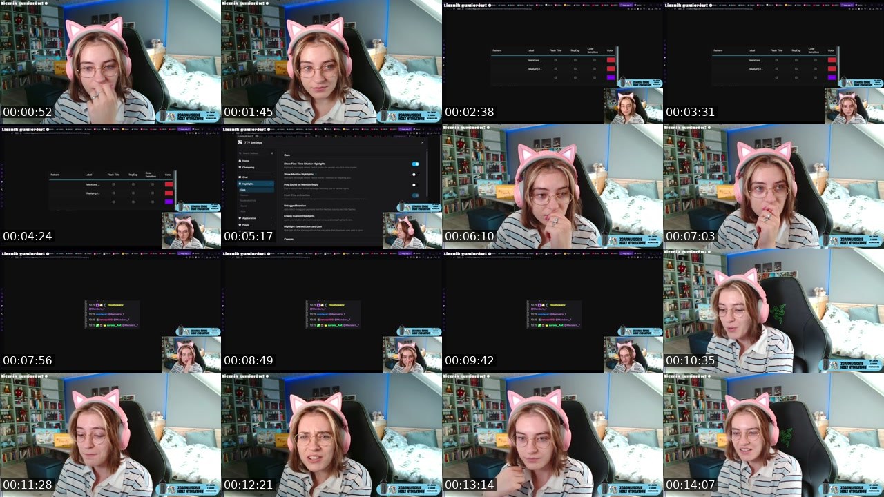 Contact-sheet preview of Menders_7's Twitch recording