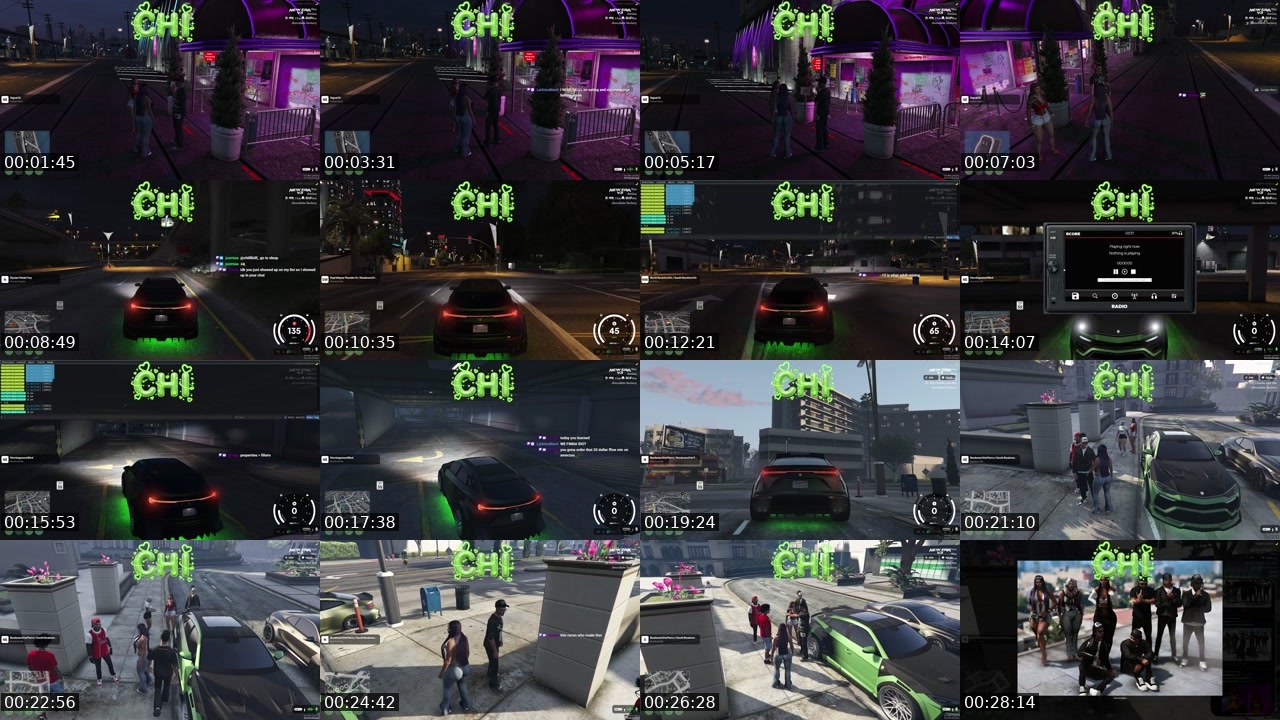 Contact-sheet preview of HaiItsChi's Twitch recording