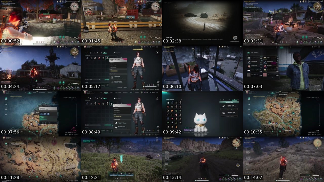 Contact-sheet preview of Cutenoobie's Twitch recording