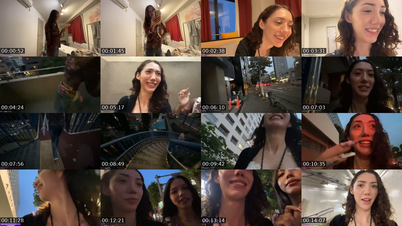 Contact-sheet preview of NAWI's Twitch recording