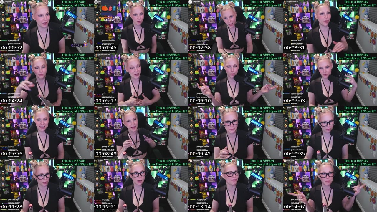 Contact-sheet preview of Hot_Ann_Streamy's Twitch recording