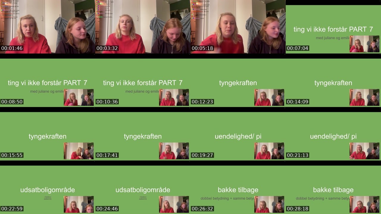 Contact-sheet preview of julianeogemilie's Twitch recording