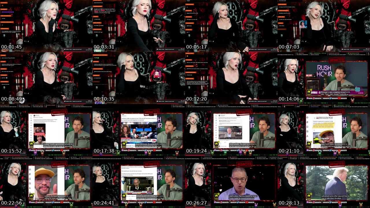 Contact-sheet preview of sadgirl's Twitch recording