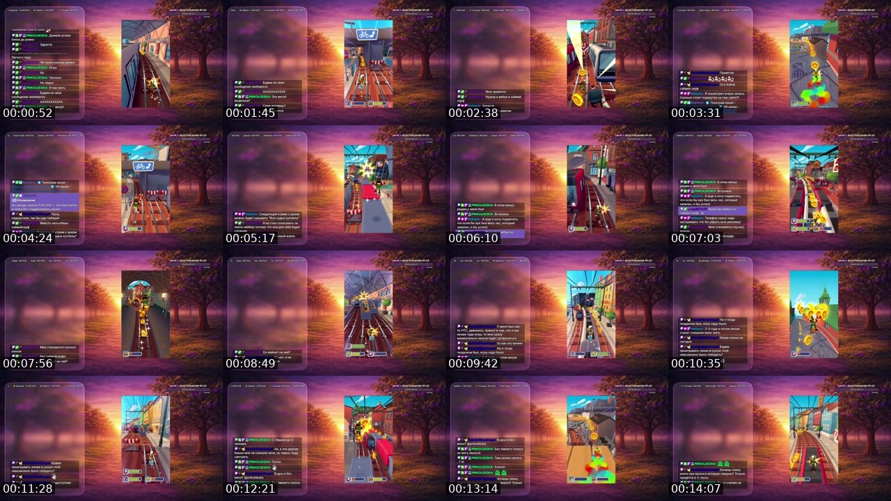 Contact-sheet preview of alena_slivka's Twitch recording