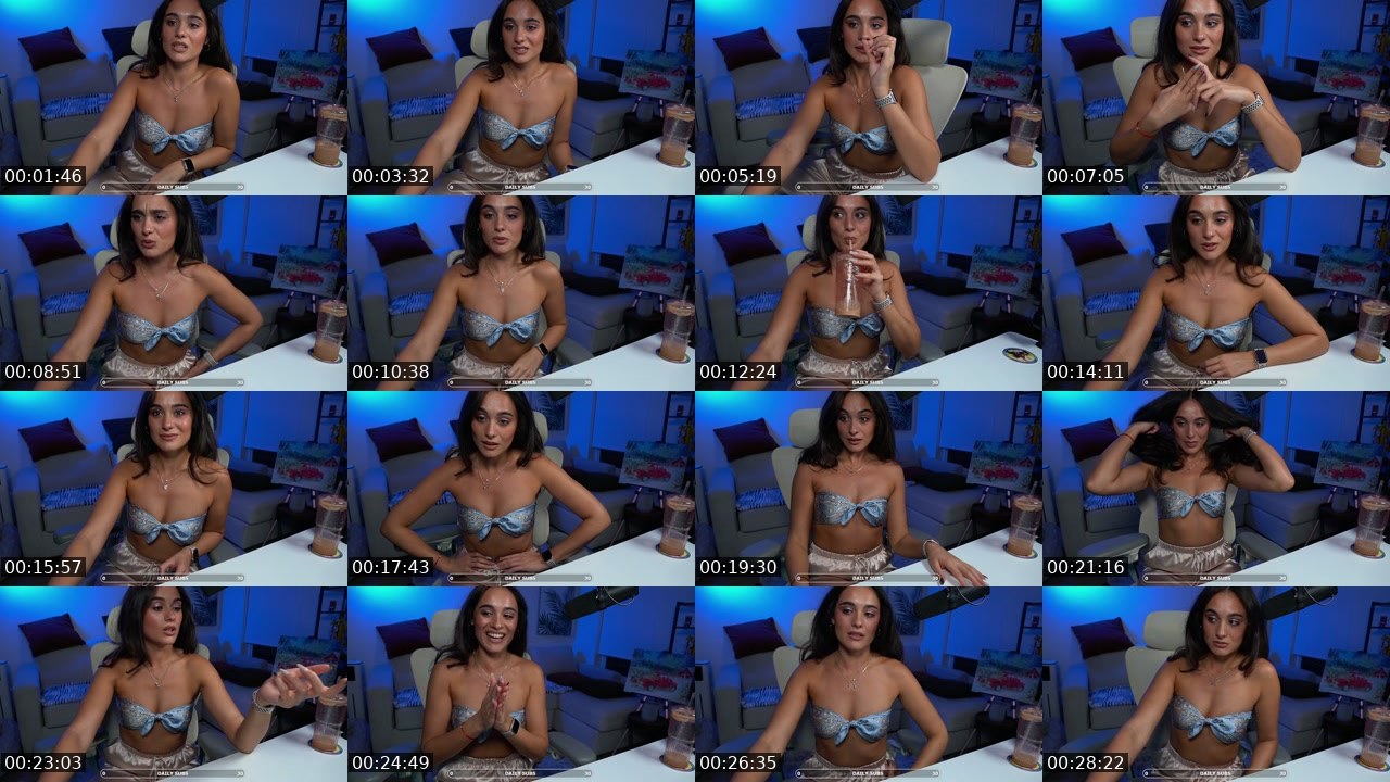 Contact-sheet preview of SandySoSweetie's Twitch recording