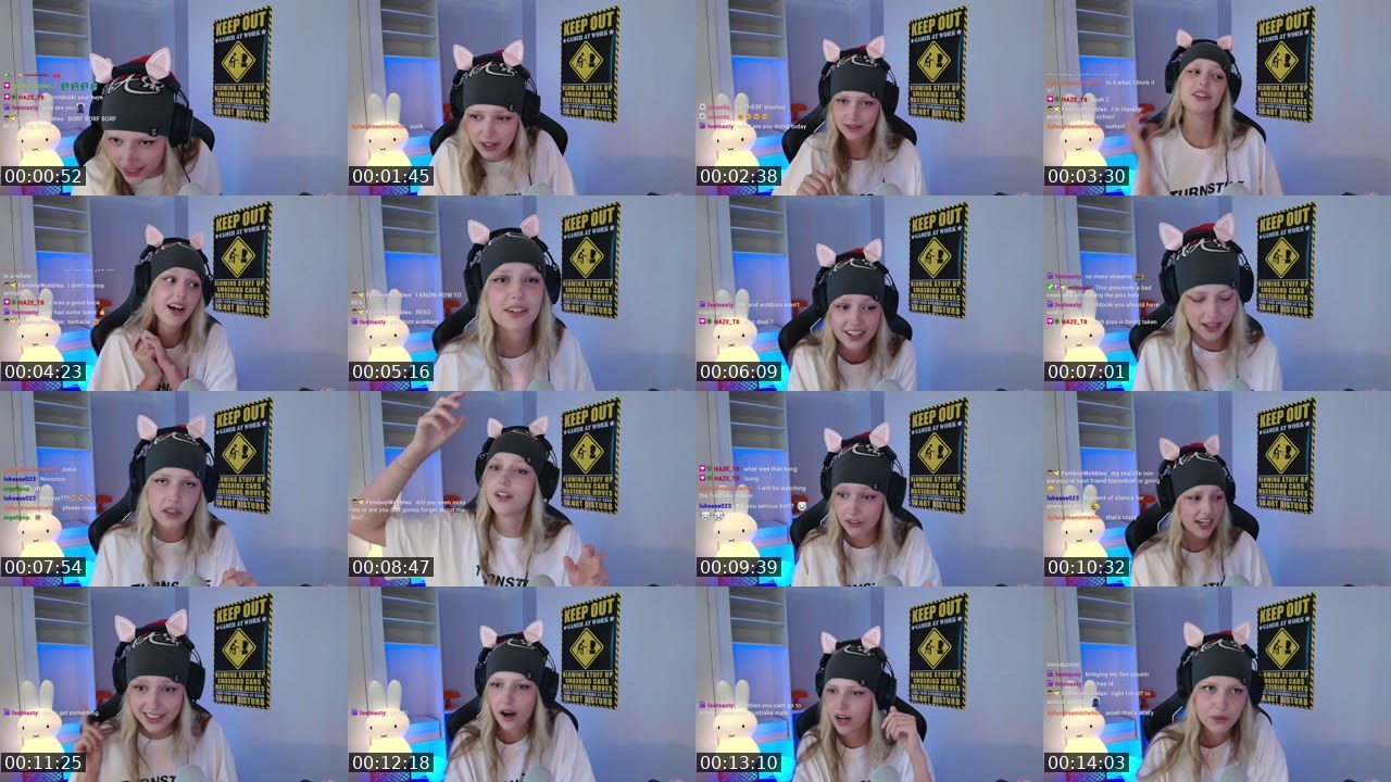Contact-sheet preview of banonborfTV's Twitch recording