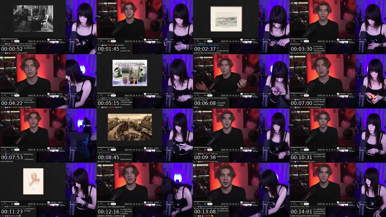 Contact-sheet preview of MafiaJinx's Twitch recording