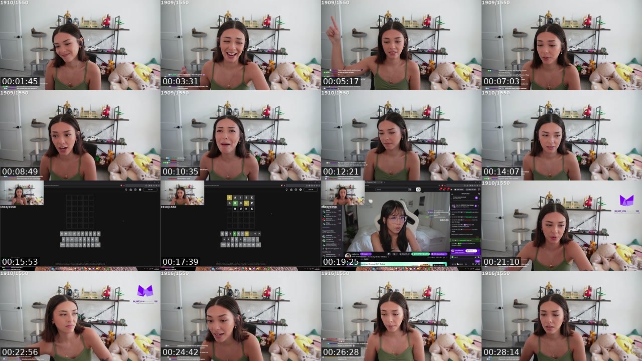 Contact-sheet preview of PsyPho's Twitch recording
