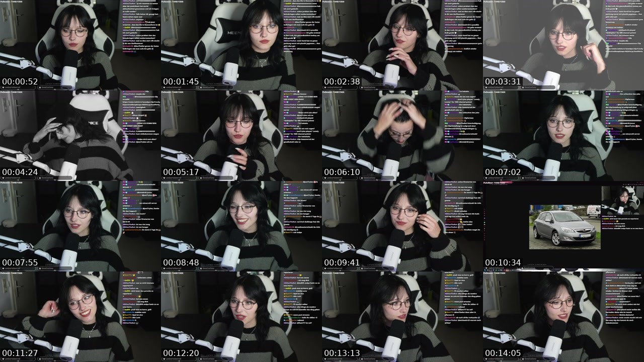 Contact-sheet preview of Weeelpe's Twitch recording