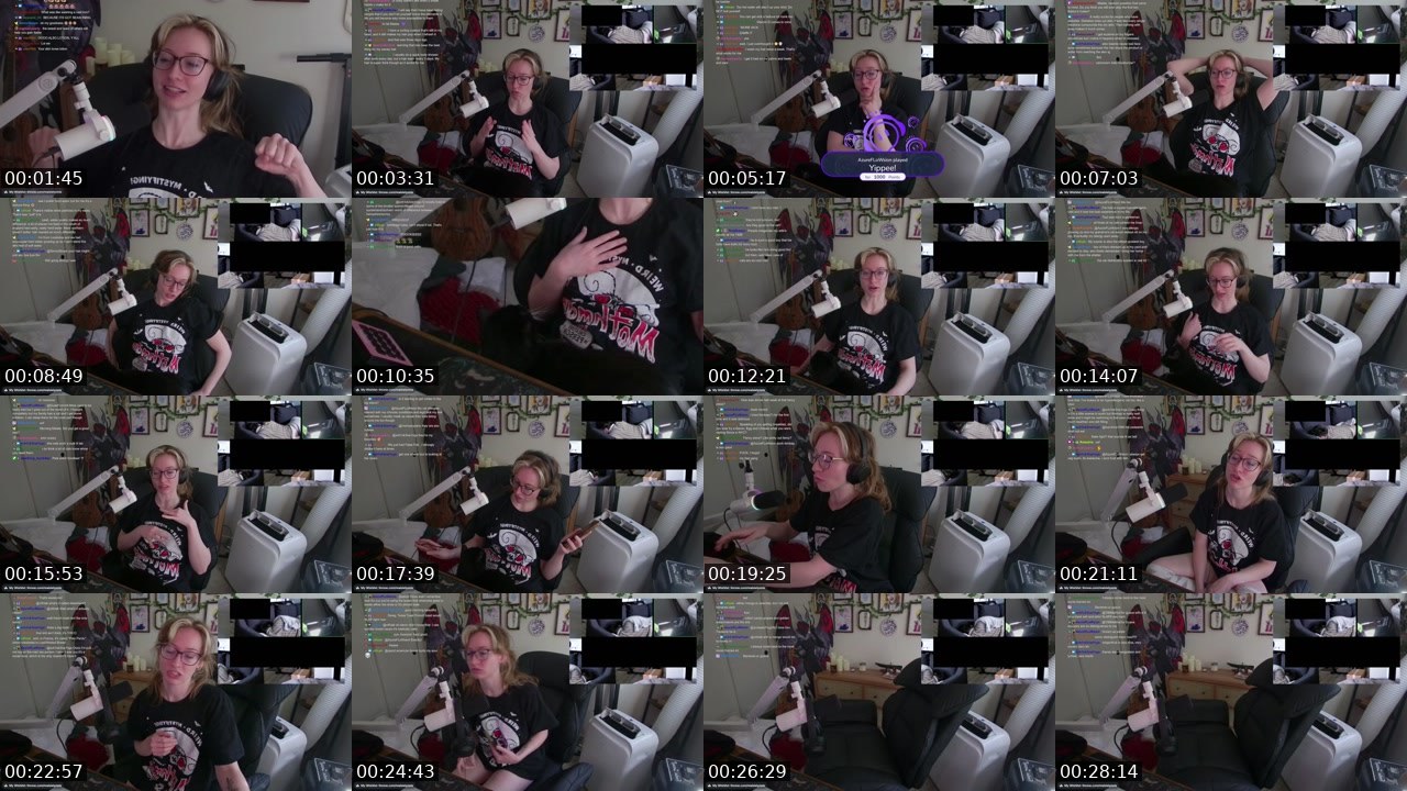 Contact-sheet preview of maisielynnie's Twitch recording