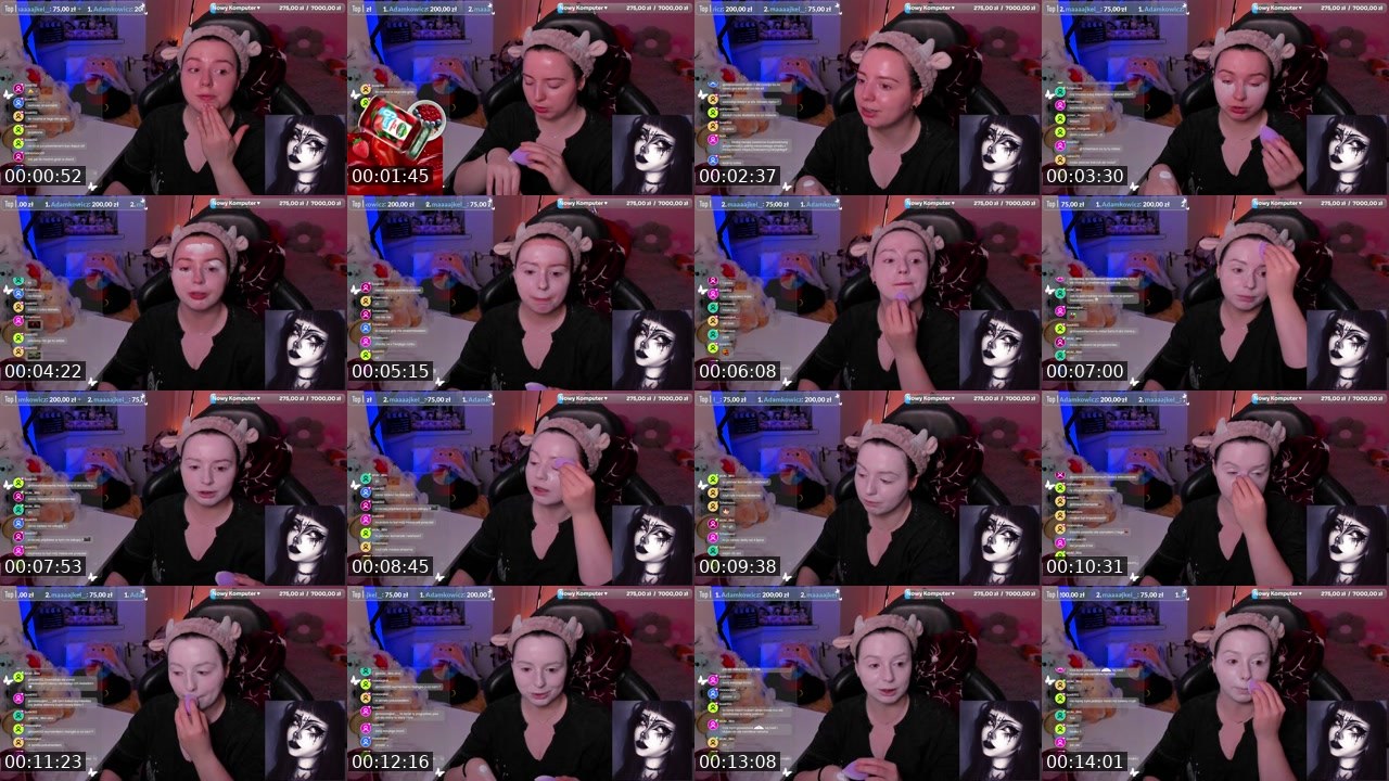 Contact-sheet preview of Notii_'s Twitch recording