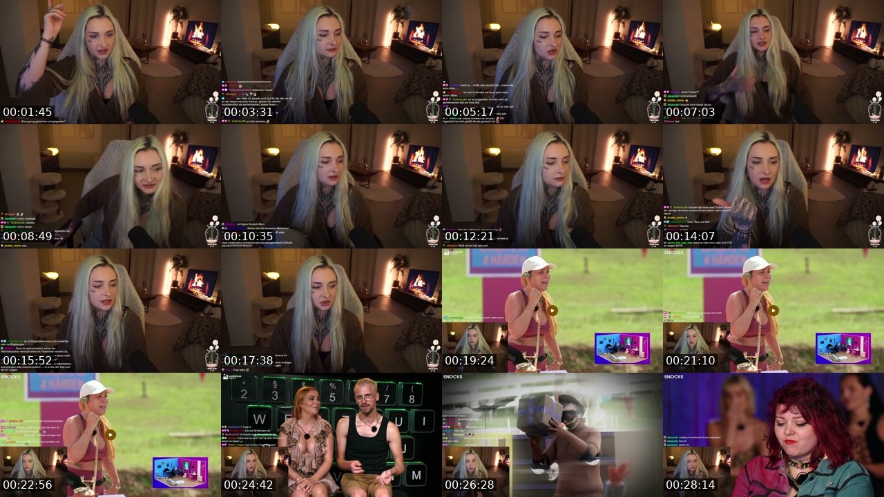 Contact-sheet preview of EdenNymph's Twitch recording