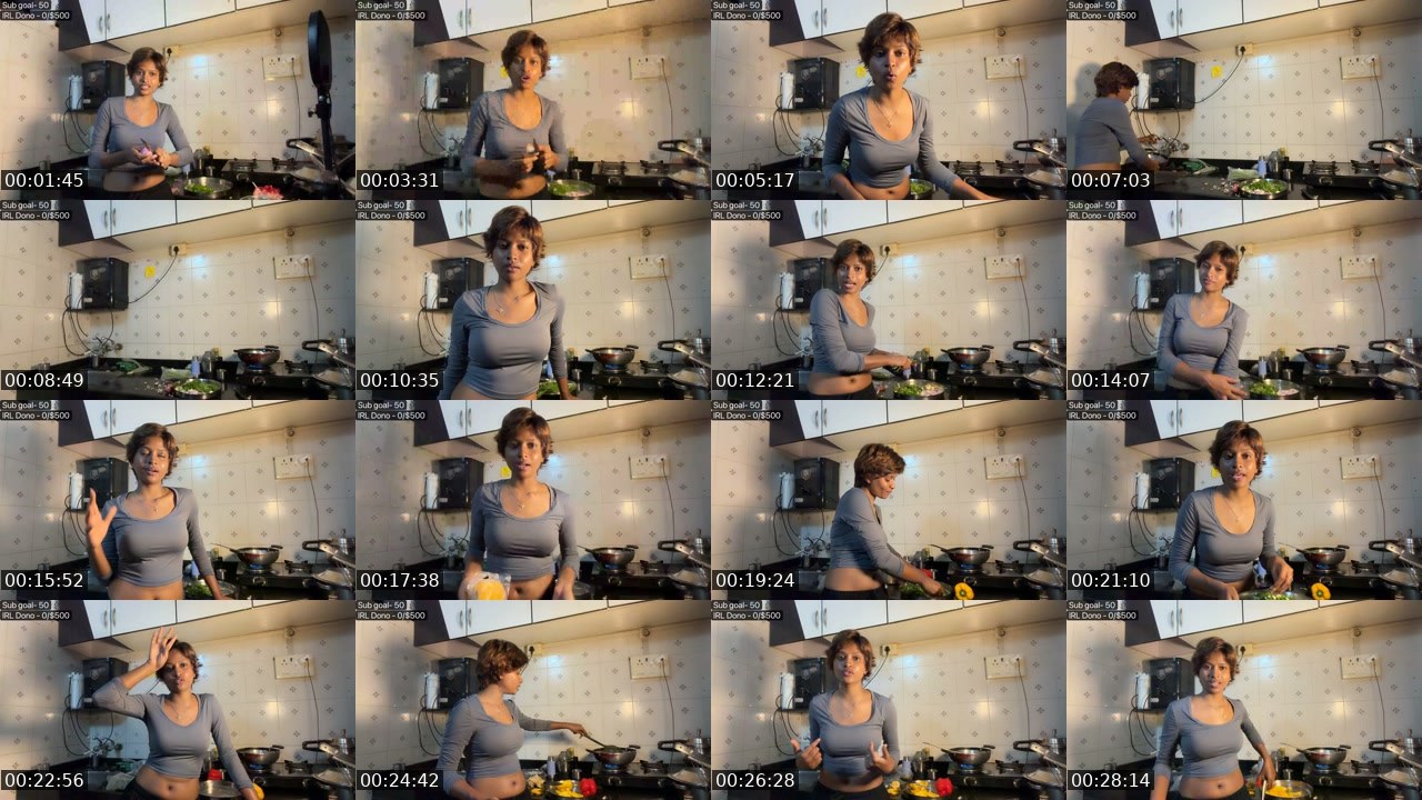 Contact-sheet preview of shaviwoo's Twitch recording