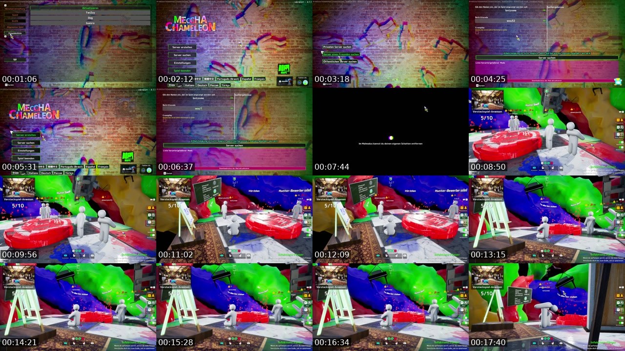 Contact-sheet preview of bntznme's Twitch recording