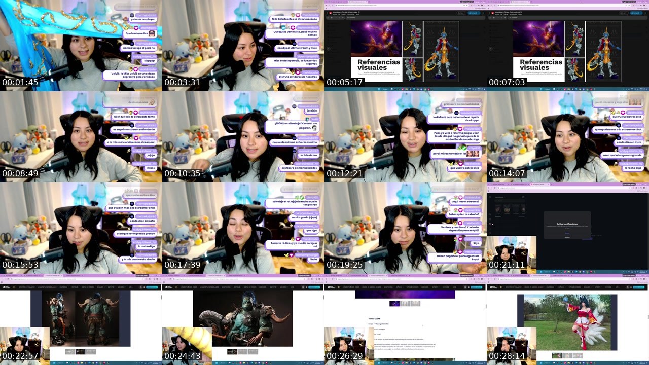Contact-sheet preview of misstakesmx's Twitch recording