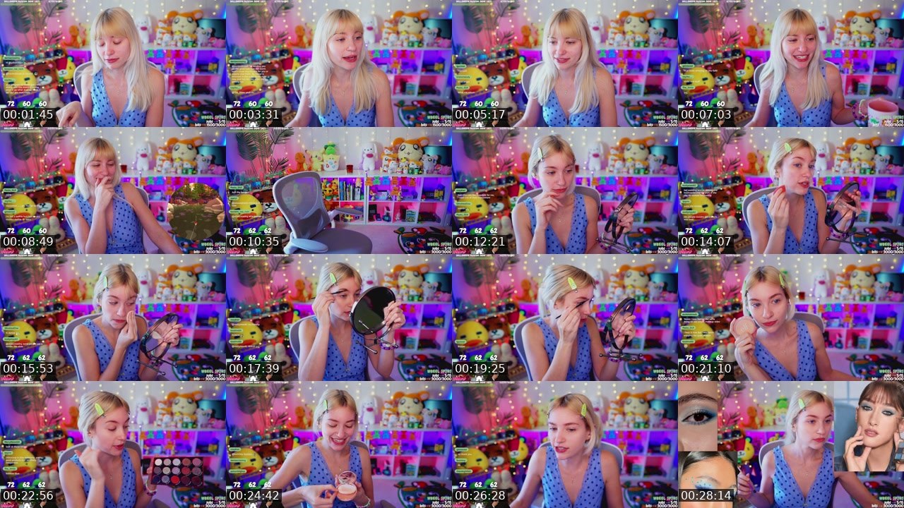 Contact-sheet preview of OlivesCrossing's Twitch recording