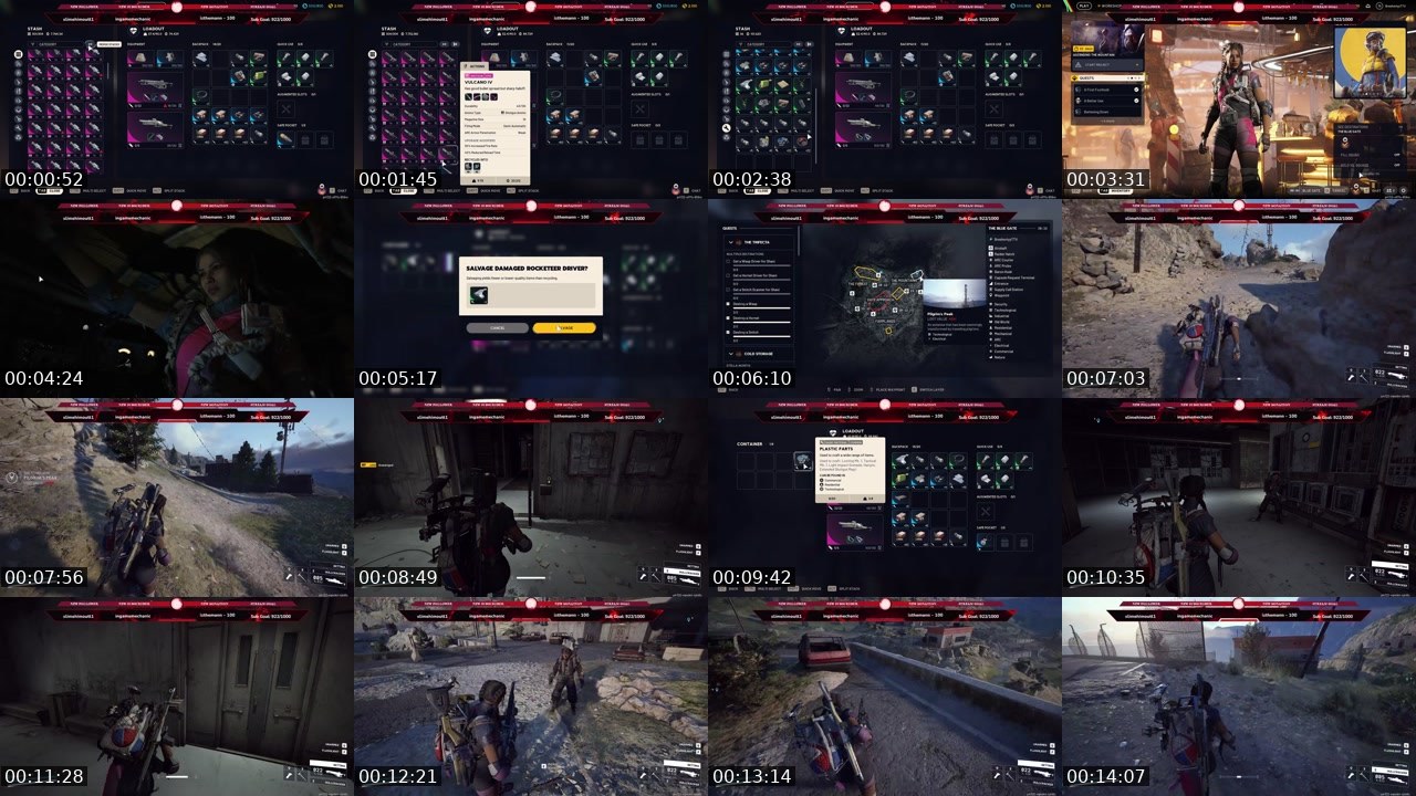 Contact-sheet preview of breshortyy's Twitch recording