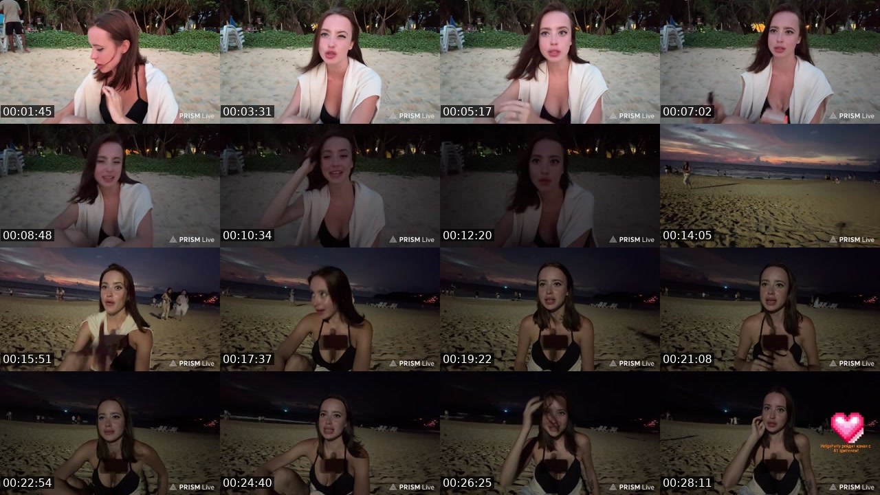 Contact-sheet preview of Evmur's Twitch recording