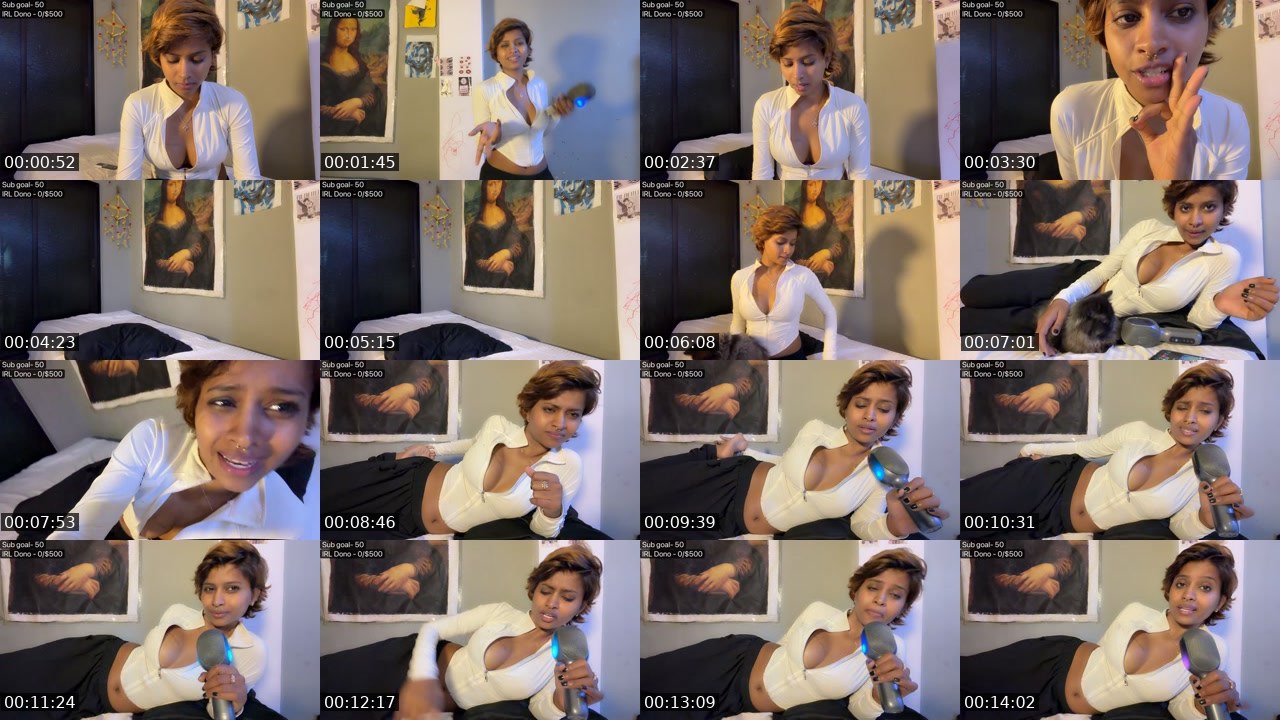 Contact-sheet preview of shaviwoo's Twitch recording
