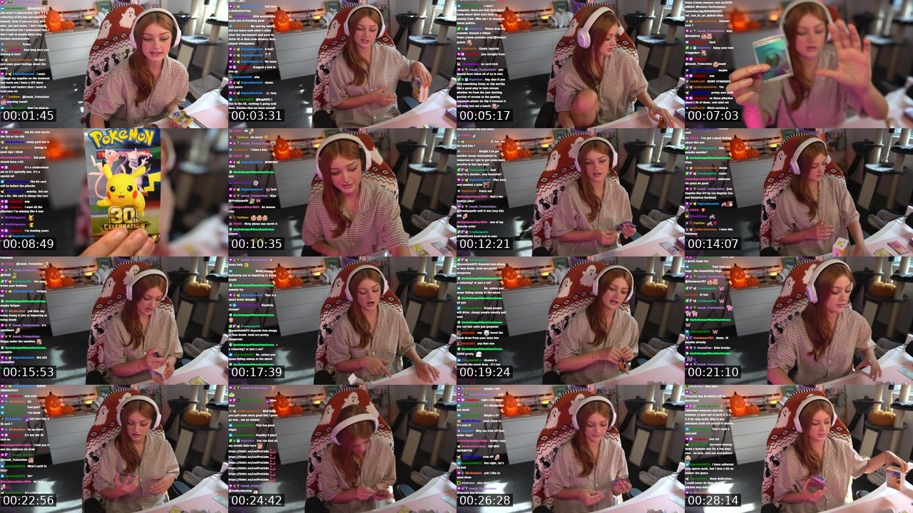 Contact-sheet preview of LexiGraham's Twitch recording