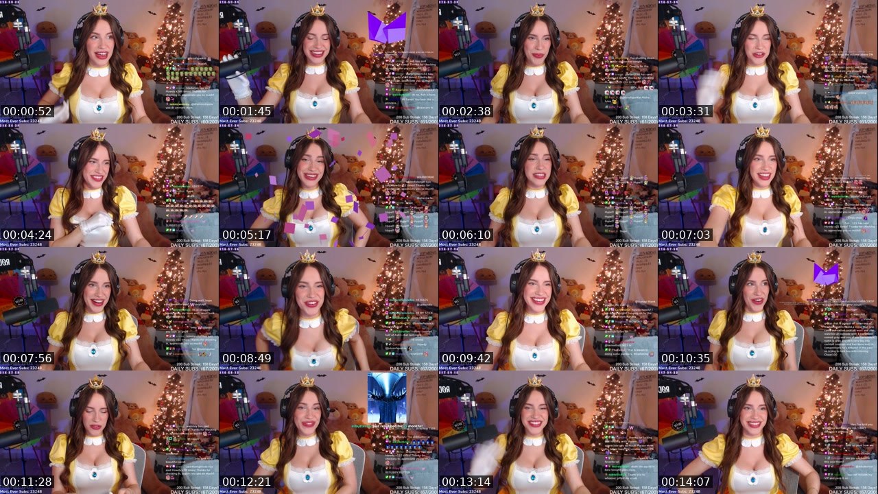 Contact-sheet preview of sreme's Twitch recording