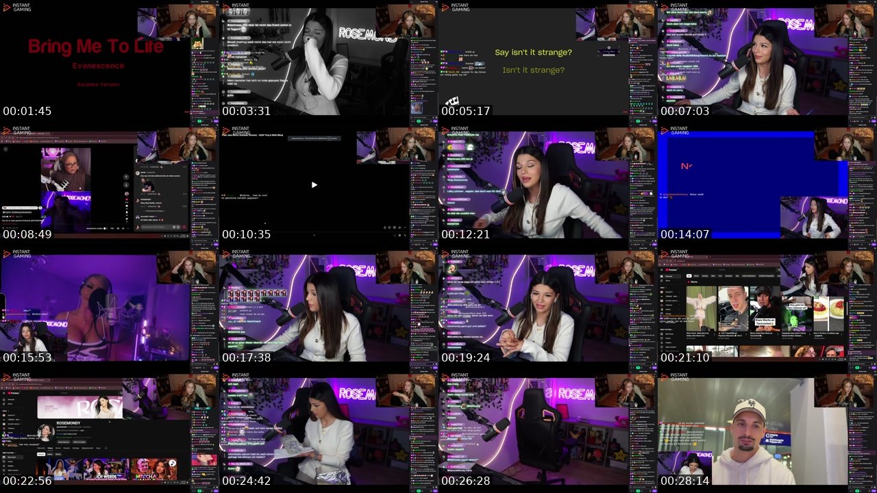 Contact-sheet preview of Merliess's Twitch recording