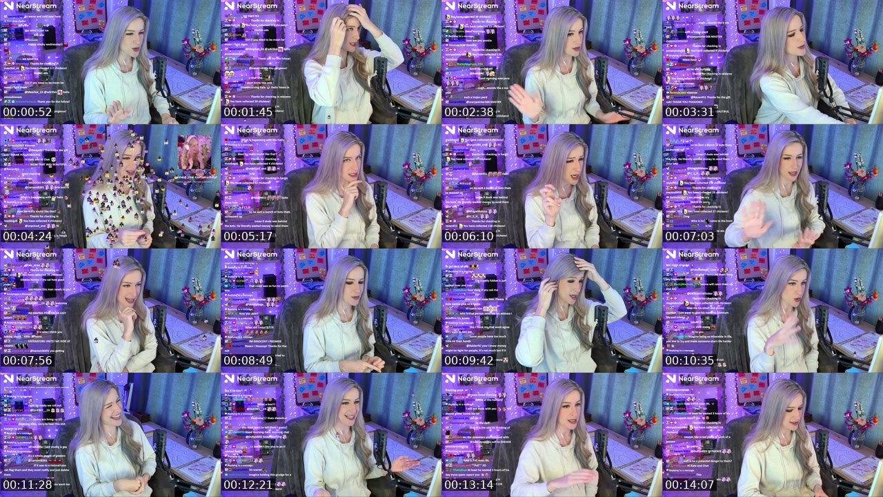 Contact-sheet preview of keepitKate's Twitch recording