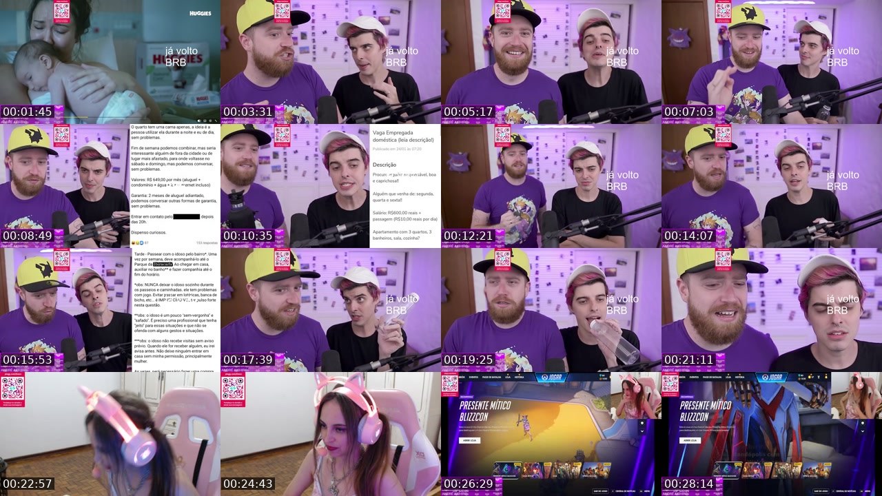 Contact-sheet preview of GwenEgirl's Twitch recording