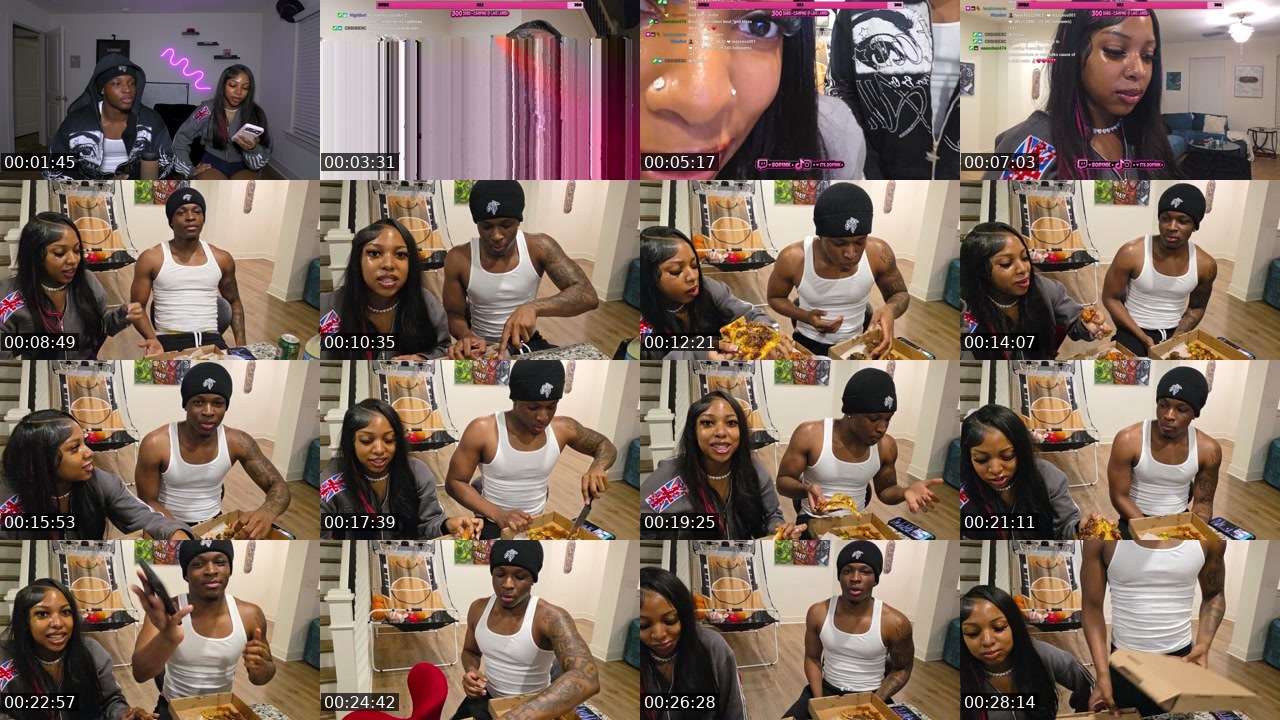 Contact-sheet preview of SOPINK's Twitch recording