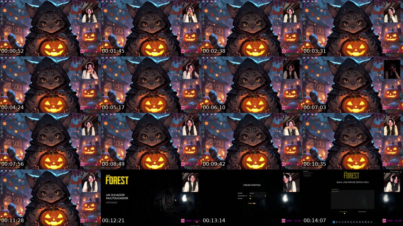 Contact-sheet preview of ChaarQueen's Twitch recording