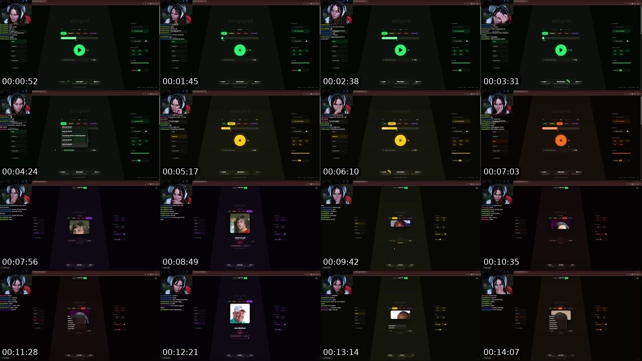 Contact-sheet preview of princess_ines_'s Twitch recording