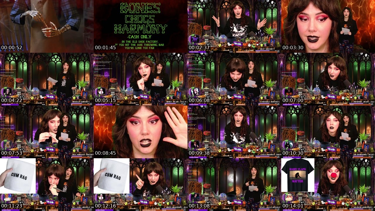 Contact-sheet preview of SpectralSybil's Twitch recording