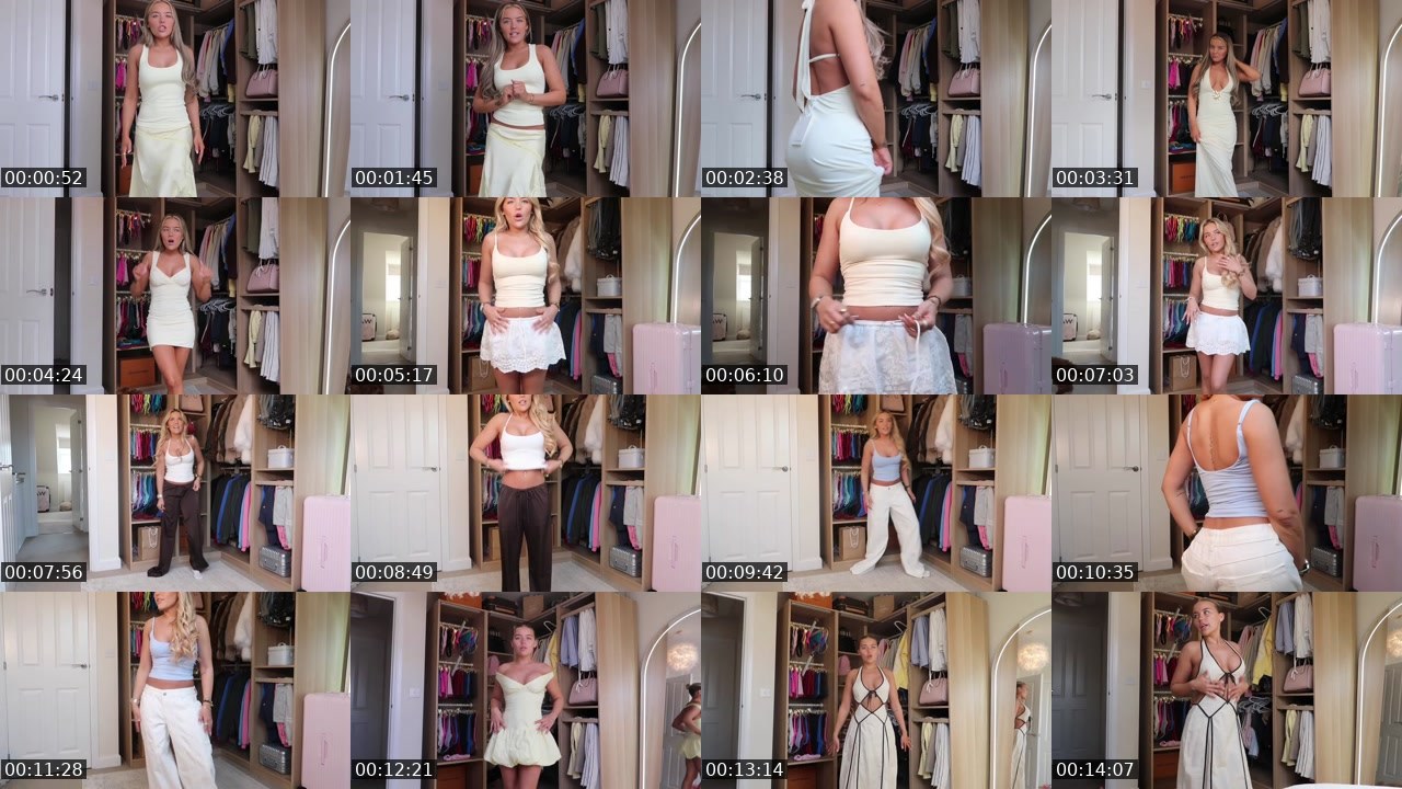 Contact-sheet preview of NonStopFashion's Twitch recording