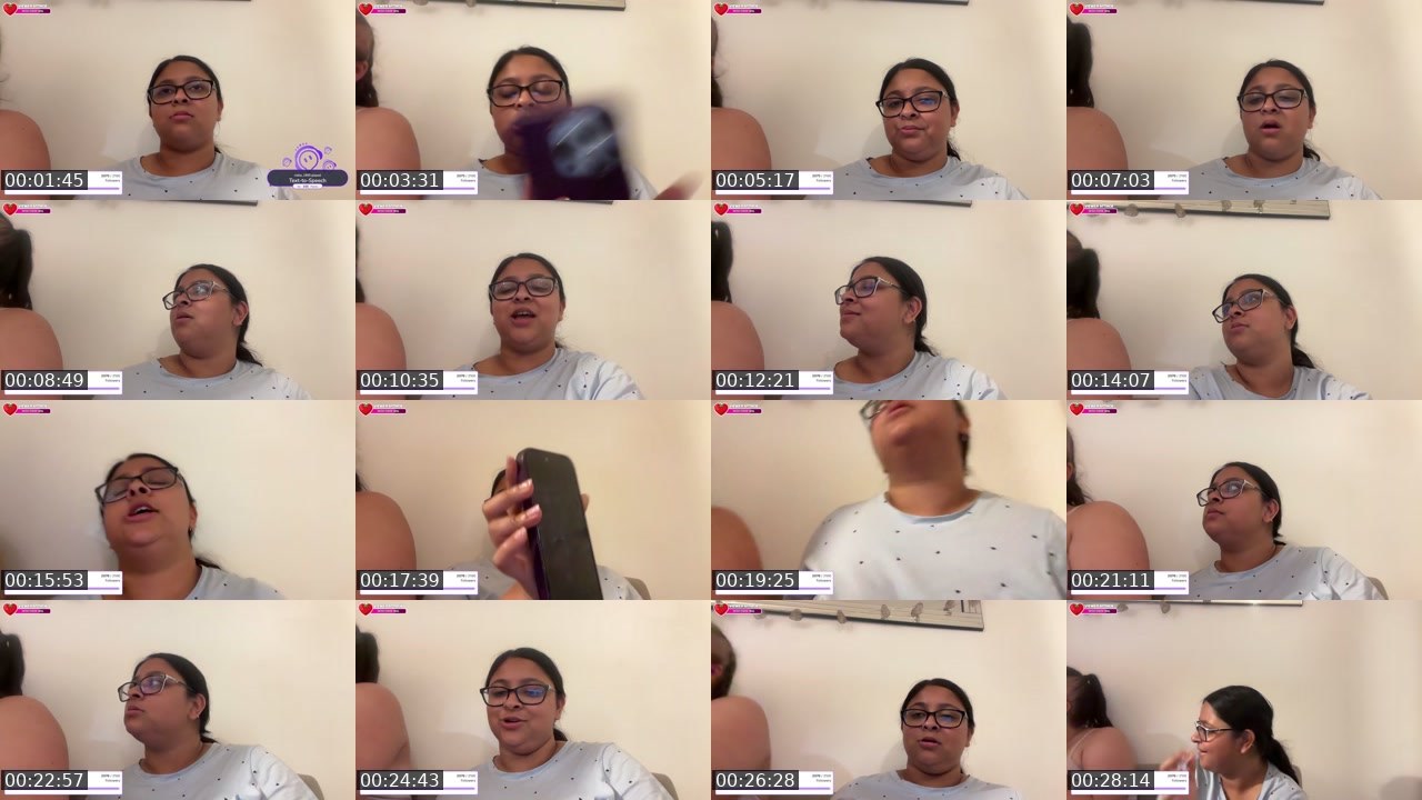 Contact-sheet preview of rasika__gupta's Twitch recording