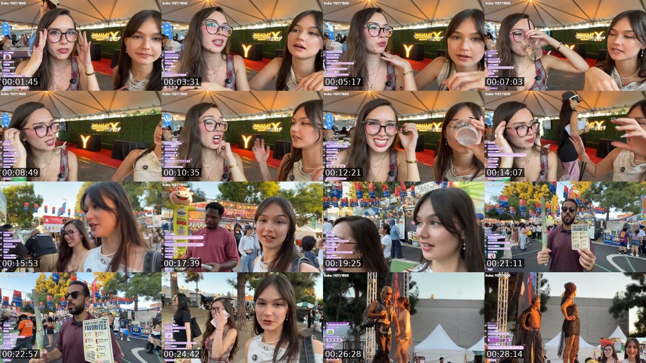 Contact-sheet preview of KaileyMae's Twitch recording