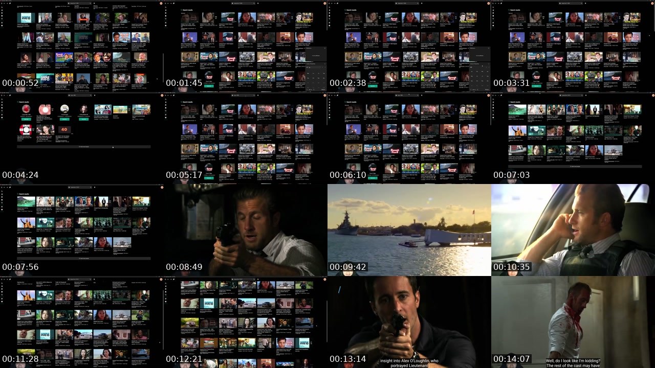 Contact-sheet preview of MiuJen's Twitch recording