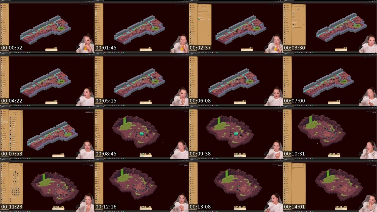 Contact-sheet preview of MadameDiablo's Twitch recording