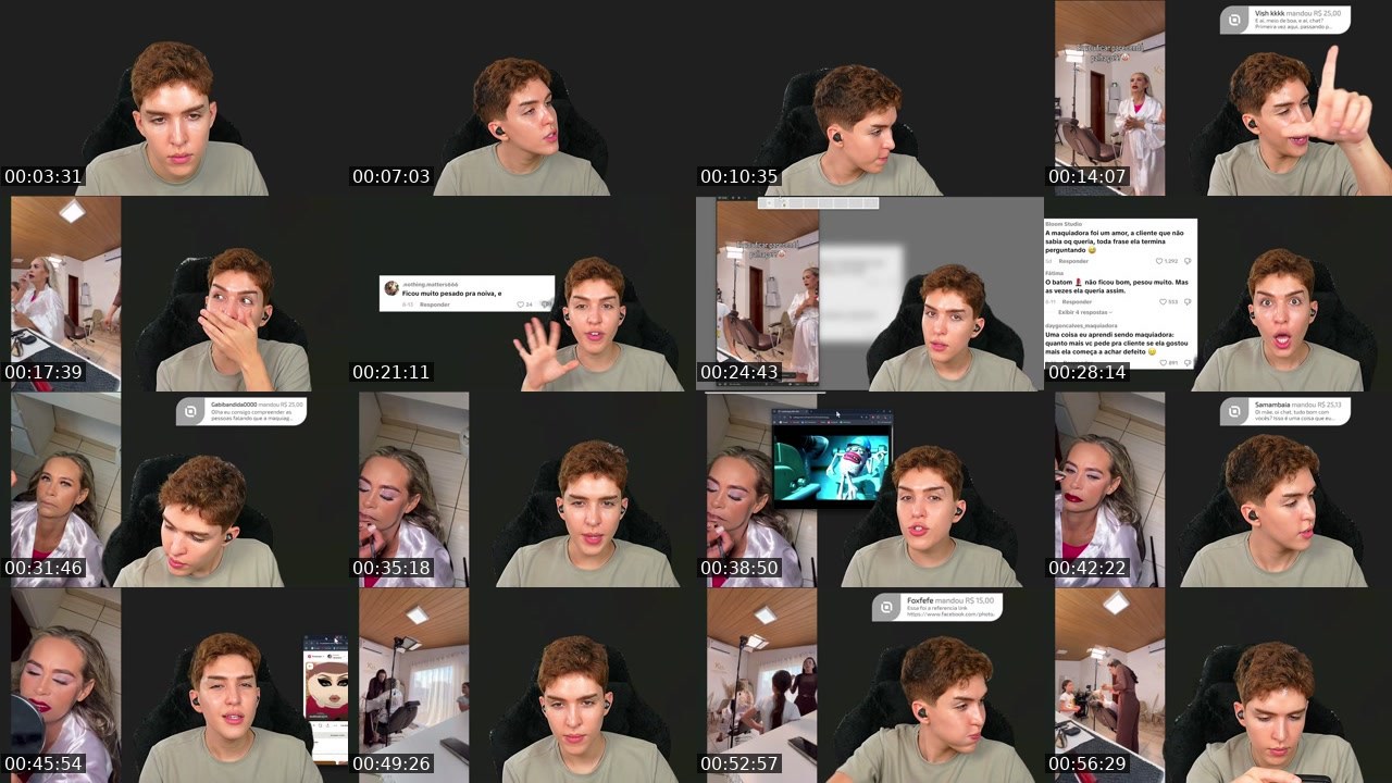 Contact-sheet preview of ISMEIOW's Twitch recording