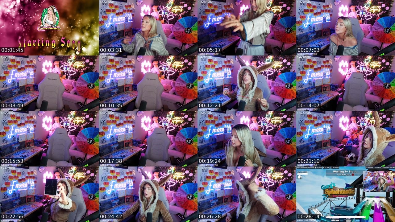 Contact-sheet preview of emeraldds's Twitch recording