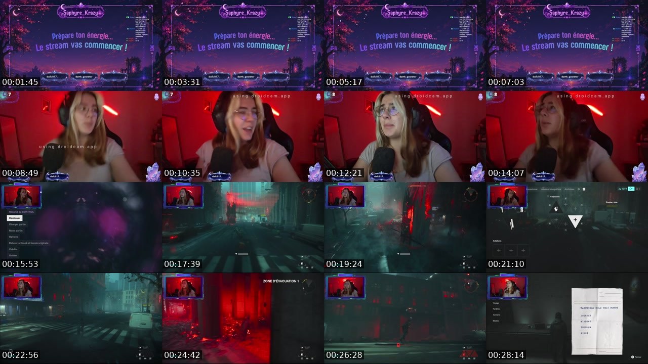 Contact-sheet preview of saphyre_krazy's Twitch recording