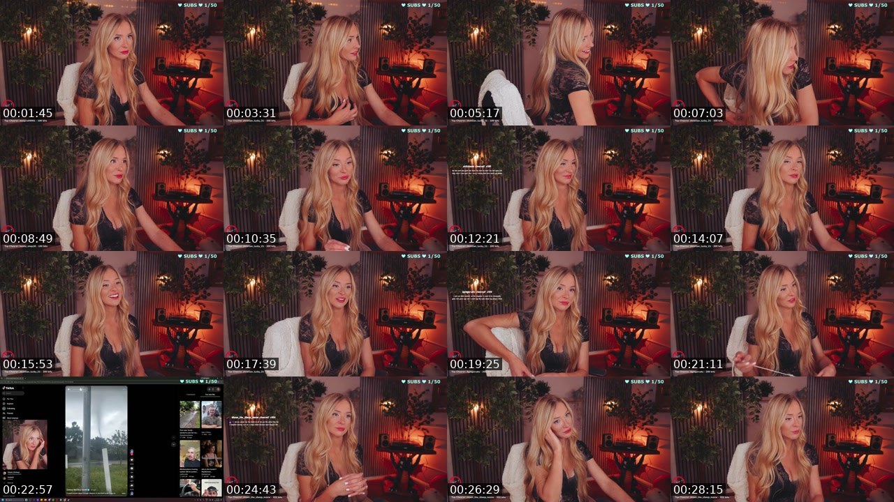 Contact-sheet preview of Bebahan's Twitch recording