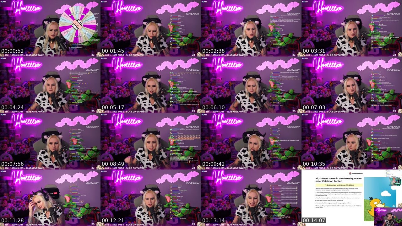 Contact-sheet preview of Chlooeeeexo's Twitch recording