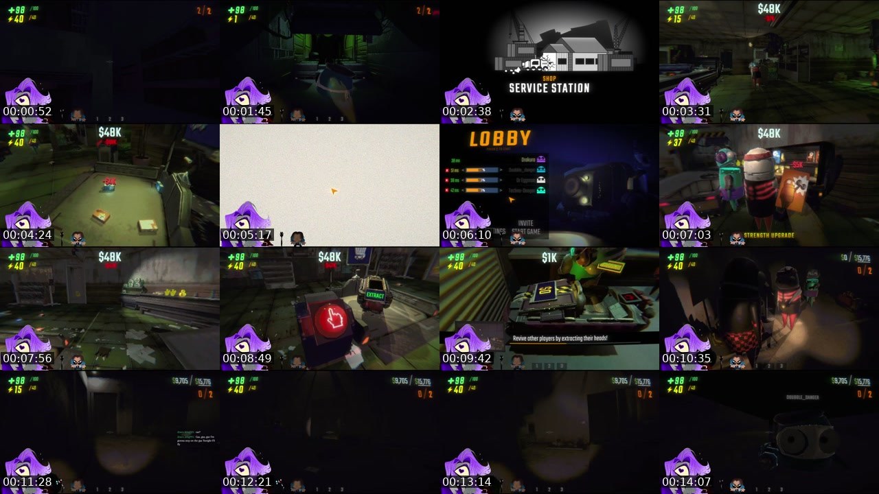 Contact-sheet preview of drakura714's Twitch recording