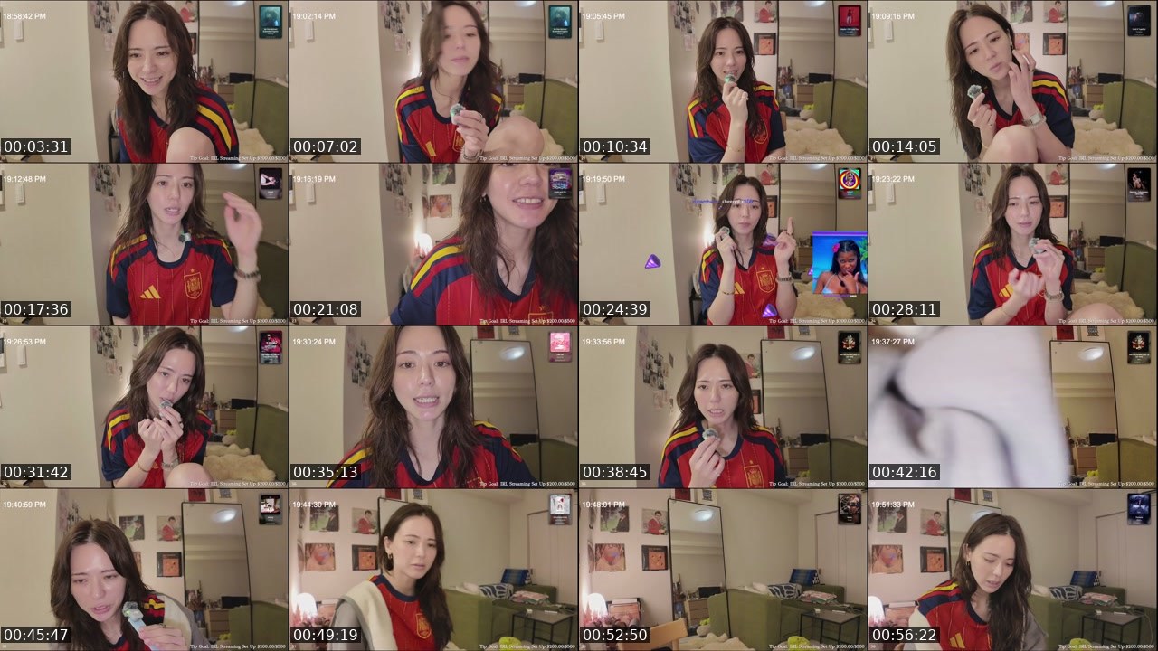 Contact-sheet preview of WithinLUXE's Twitch recording