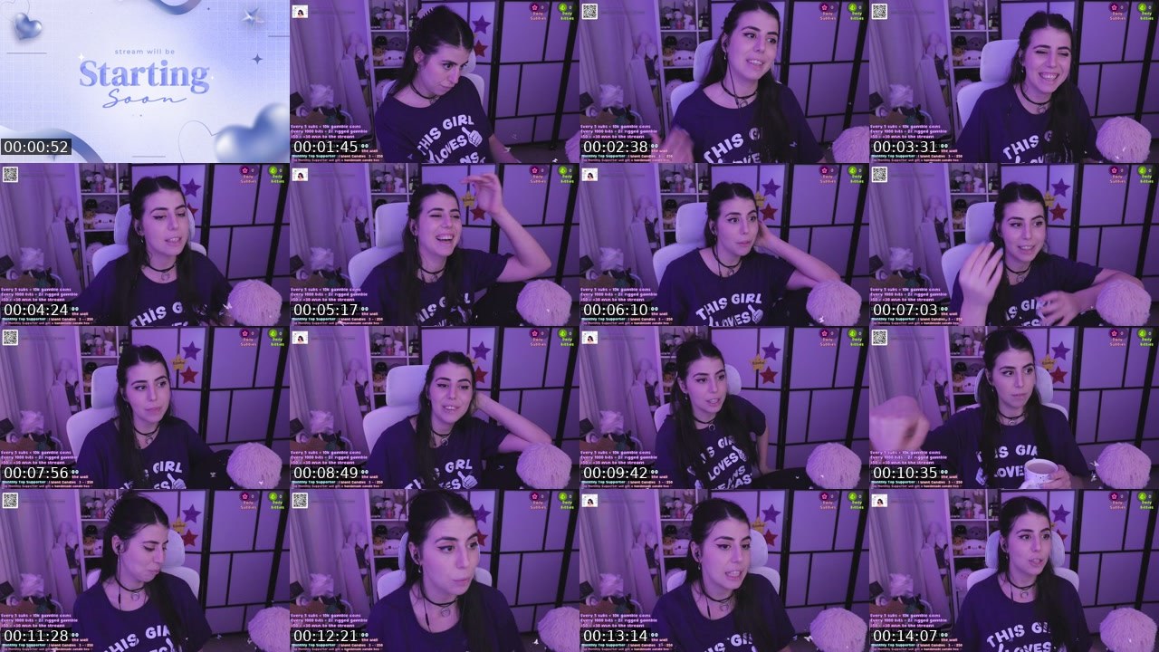 Contact-sheet preview of isel's Twitch recording
