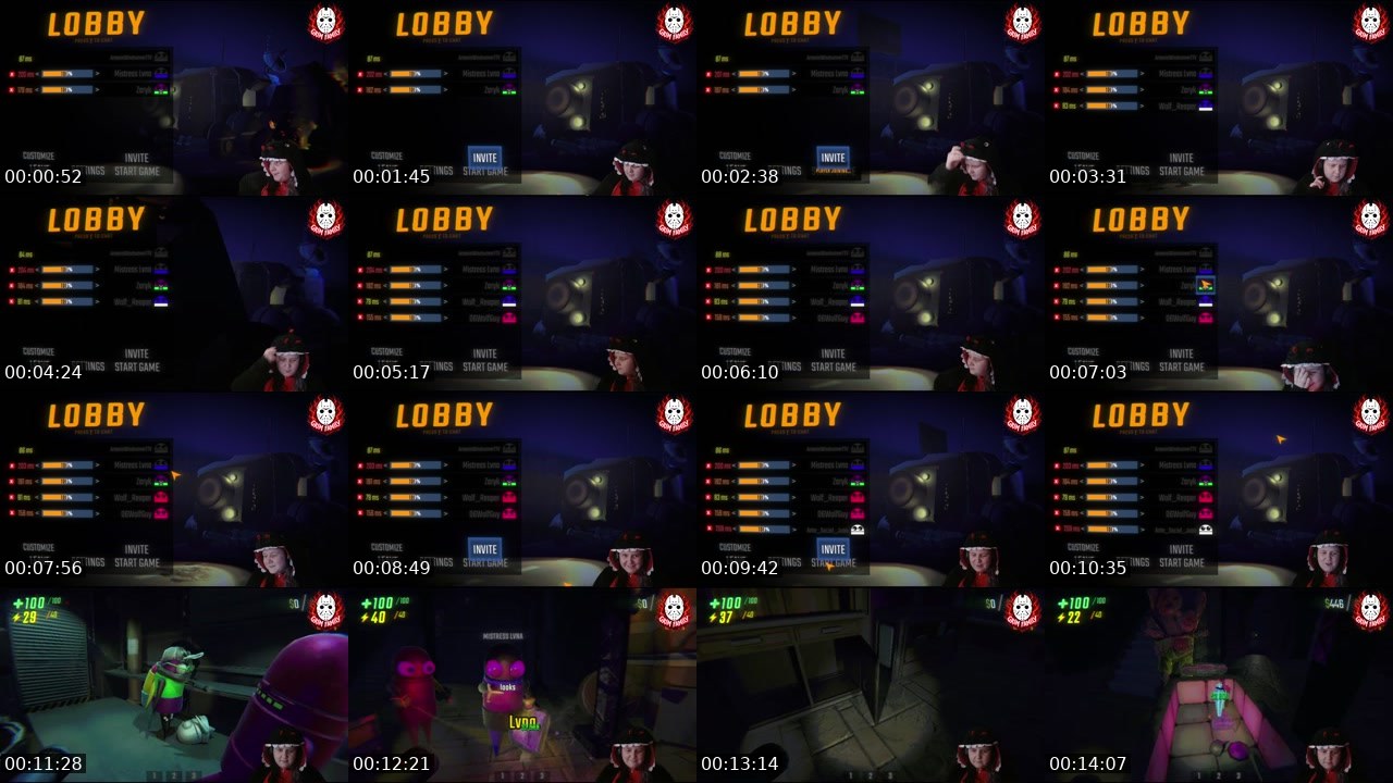 Contact-sheet preview of Artemis_Windrunner's Twitch recording