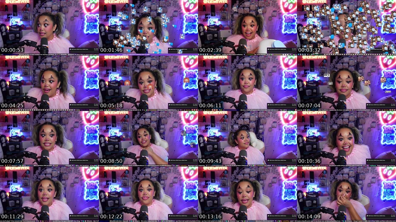 Contact-sheet preview of NoBSwithAnna's Twitch recording