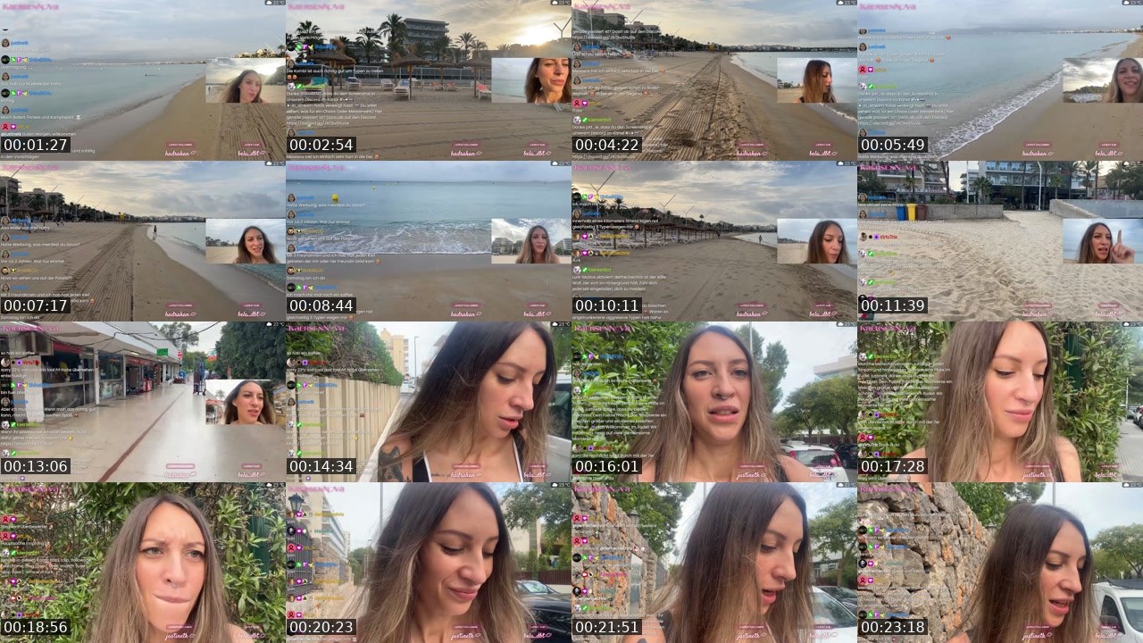 Contact-sheet preview of KaersenNova's Twitch recording
