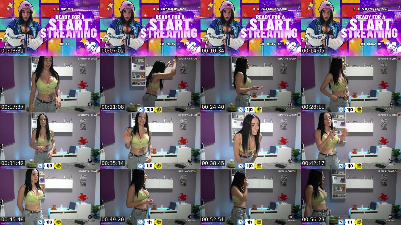 Contact-sheet preview of imviolet_'s Twitch recording