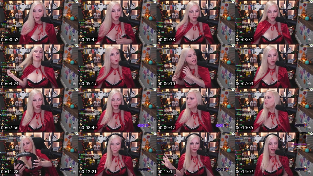 Contact-sheet preview of Hot_Ann_Streamy's Twitch recording